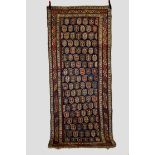 Attractive Karabakh ‘boteh’ long rug, south west Caucasus, late 19th/early 20th century, 9ft.