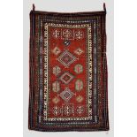 Kazak rug, Bordajlou area, south west Caucasus, late 19th/early 20th century, 6ft. x 4ft. 1.83m. x