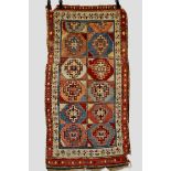 Moghan rug (fragmented), south east Caucasus, late 19th century, 5ft. 6in. x 2ft. 11in. 1.68m. x 0.