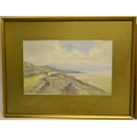 AMENDED_J.W CAREY 1931. A signed watercolour Bantry Bay