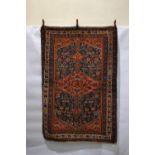 Jozan rug, Hamadan area, north west Persia, circa 1930s, 6ft. 10in. x 4ft. 10in. 2.08m. x 1.47m.