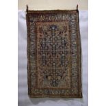 Hamadan rug, north west Persia, circa 1930s, 6ft. 7in. x 4ft. 2.01m. x 1.22m. An attractive rug with