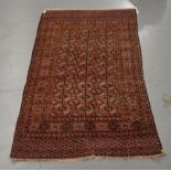 Tekke Turkmen 3 x 9 gul carpet, Khorasan area, north east Persia, circa 1930s, 9ft. x 4ft. 11in. 2.