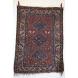 Khamseh rug, Fars, South west Persia, circa 1920s-30s, 4ft. 11in. x 3ft. 7in. 1.50m. x 1.09m.