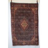 Saruk rug, north west Persia, circa 1930-40s, 6ft. 7in. X 4ft. 5in. 2.01m. X 1.35m. Attractive rug