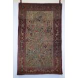 Kashan prayer rug, west Persia, circa 1930-40s, 6ft. 10in. X 4ft. 2in. 2.08m. X 1.27m. Overall