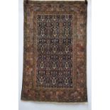 Feraghan rug, north west Persia, circa 1900, 6ft. 3in. X 3ft. 11in. 1.91m. X 1.20m. Overall wear;
