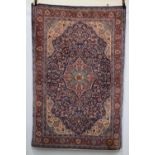 Kashan rug, west Persia, second half 20th century, 6ft. 5in. X 4ft. 4in. 1.96m. X 1.32m. Some