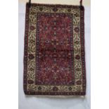 Near pair of Kayserie rugs, north central Anatolia, first half 20th century, the largest 4ft. 9in. X