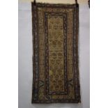 Kurdish boteh rug, pale yellow field, north west Persia, circa 1930s, 5ft. 9in. X 2ft. 10in. 1.