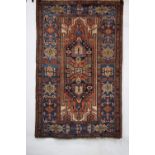 Hamadan village rug, north west Persia, circa 1950s, 7ft. X 4ft. 4in. 2.13m. X 1.32m. Overall