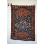 Bakhtiari rug, Chahar Mahal Valley, south west Persia, circa 1930s 6ft. 9in. X 4ft. 7in. 2.05m. X