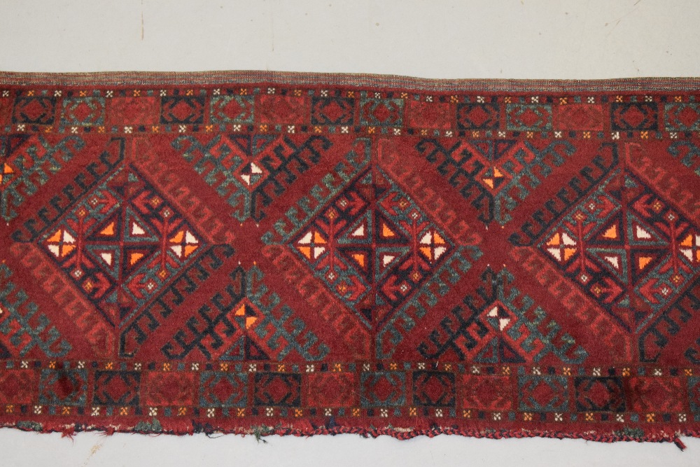 Ersari Turkmen ensi, south west Turkmenistan, early 20th century, 6ft. 6in. X 4ft. 10in. 1.98m. X - Image 5 of 13