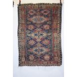 Unusually small Kuba sumac rug, north east Caucasus, late 19th/early 20th century, 5ft. 7in. X