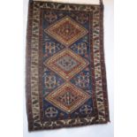 Erivan rug, Armenia, central Caucasus, early 20th century, 4ft. 8in. X 3ft. 1.42m. X 0.91m. Some