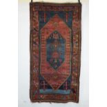 Kazak rug, south west Caucasus, early 20th century, 7ft. X 3ft. 9in. 2.13m. X 1.14m. Overall wear