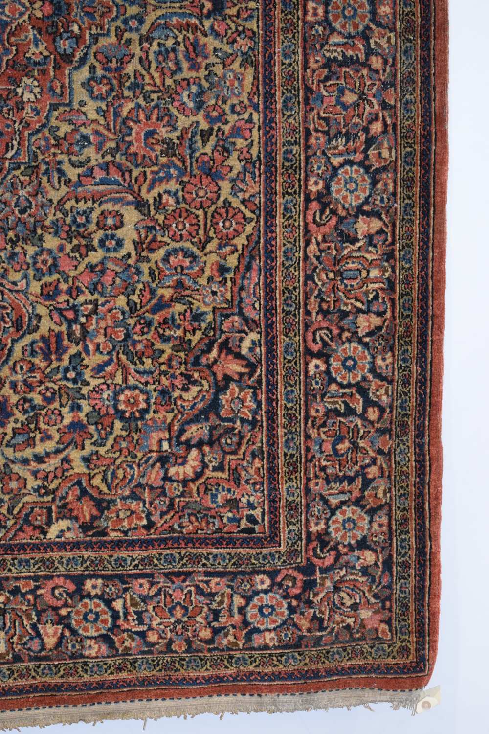 Kashan rug, west Persia, circa 1920s, 7ft. x 4ft. 2in. 2.13m. x 1.27m. Overall wear with some - Image 2 of 9