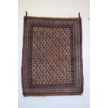 Afshar 'boteh' rug, Kerman area, south west Persia, circa 1920s 5ft. 1in. X 3ft. 11in. 1.55m. X 1.