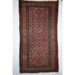 Malayer long rug with all over design on an ivory field, north west Persia, circa 1930s 7ft. 7in.