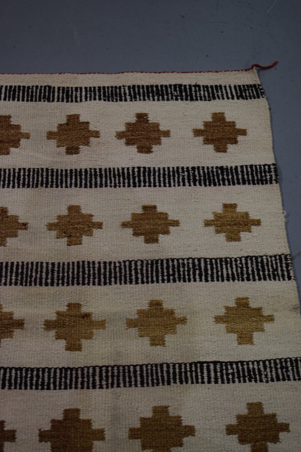 South west American small flatweave, Hopi or Navajo, first half 20th century, 3ft. 8in. X 2ft. - Image 3 of 6