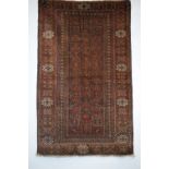 Baluchi rug, Khorasan, north east Persia, circa 1920s-30s, 5ft. 5in. X 3ft. 4in. 1.65m. X 1.02m.
