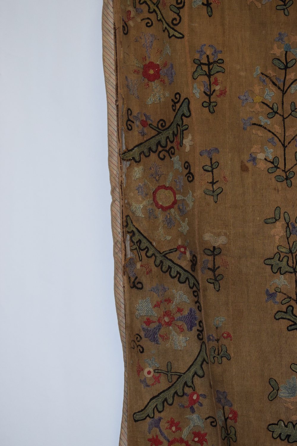 Uzbek suzani, possibly Nurata, Uzbekistan, late 19th/early 20th century, 87in. X 59in. 220cm. x - Image 5 of 7