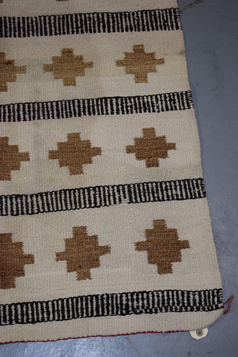 South west American small flatweave, Hopi or Navajo, first half 20th century, 3ft. 8in. X 2ft. - Image 2 of 6