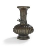 Japanese Bronze Vase