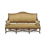 Louis XV-Style Fruitwood Settee