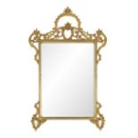 Louis XIV-Style Giltwood Mirror