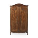 Louis XV-Style Walnut Armoire