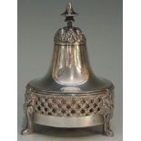 A WMF counter bell of inverted trumpet shape,