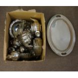 A quantity of silver plated items to inc