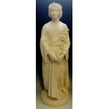 A Copeland Parian figure - Chastity, aft