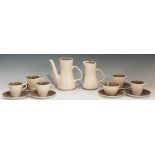 A Poole pottery part coffee service comp