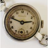 A ladies Rolco stainless steel wristwatch,