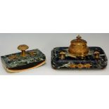 A mid 19th Century French Regence style inkwell,