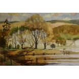 David Russell Anderson (British 1884-1973) - Gareloch, watercolour, signed lower right,