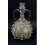 A 19th Century copy of an 18th Century German two handled decanter,