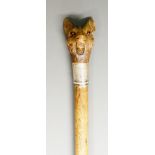 A late Victorian walking stick,