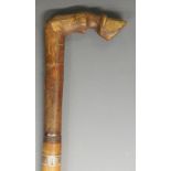 A late 19th / early 20th Century ladies walking stick,