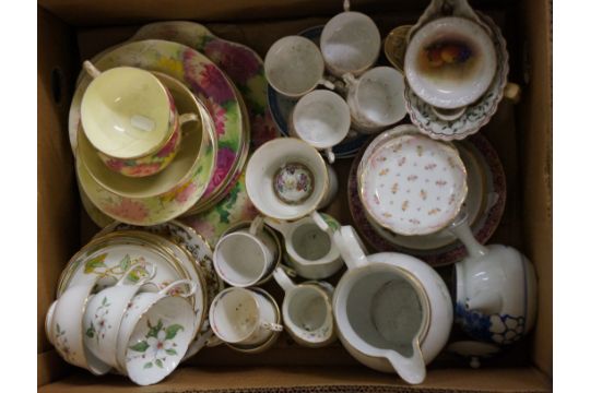 A selection of miscellaneous ceramics to include several part tea sets,