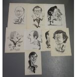 Williams, Glan, cartoonist (1911 - 1986), original cartoons and caricatures,