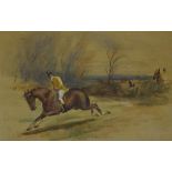 F Oldnall - A Good Gallop, watercolour, signed lower left and inscribed with title to the centre,