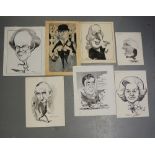 Williams, Glan, cartoonist (1911 - 1986), original cartoons and caricatures,