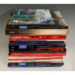 A selection of auction catalogues, mostly for sales by Christie's and Sotheby's,