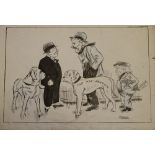 Williams, Glan, cartoonist (1911 - 1986), original cartoon, c1930?,