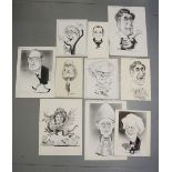 Williams, Glan, cartoonist (1911 - 1986), original cartoons and caricatures,
