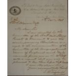 Slavery, British & Foreign Anti-Slavery Society, autograph letter to Rev Algernon Wells,