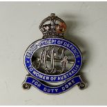 Australia, Female Relatives Badge, A.I.F.